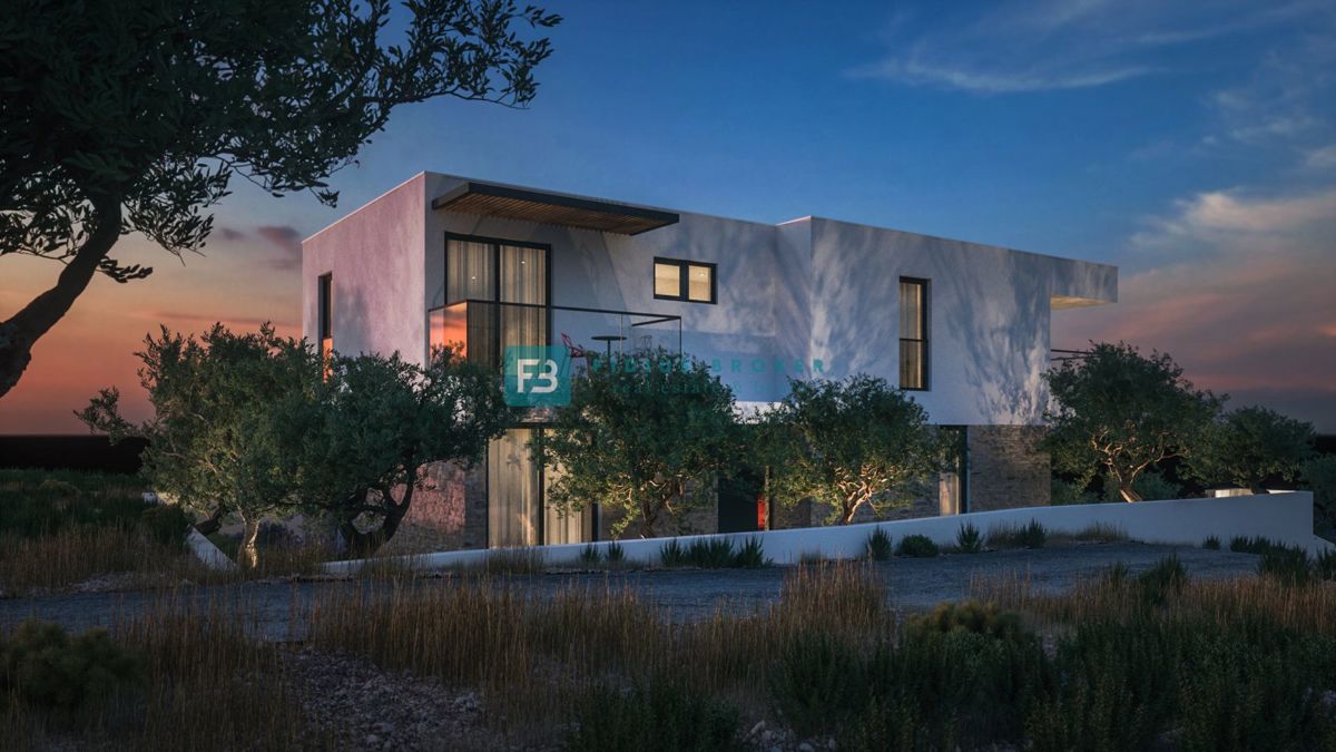 ŽABORIĆ, nova, luksuzno opremljena vila, panoramski razgled, 150 m od morja, bazen, garaža