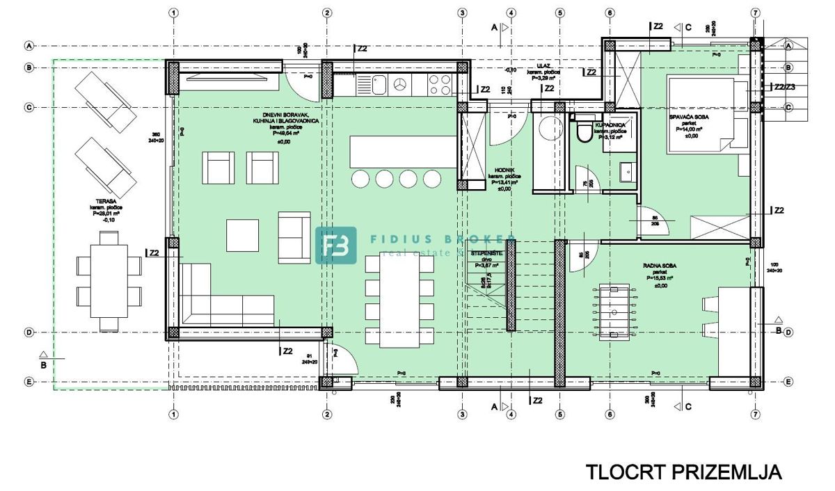 ŽABORIĆ, nova, luksuzno opremljena vila, panoramski razgled, 150 m od morja, bazen, garaža