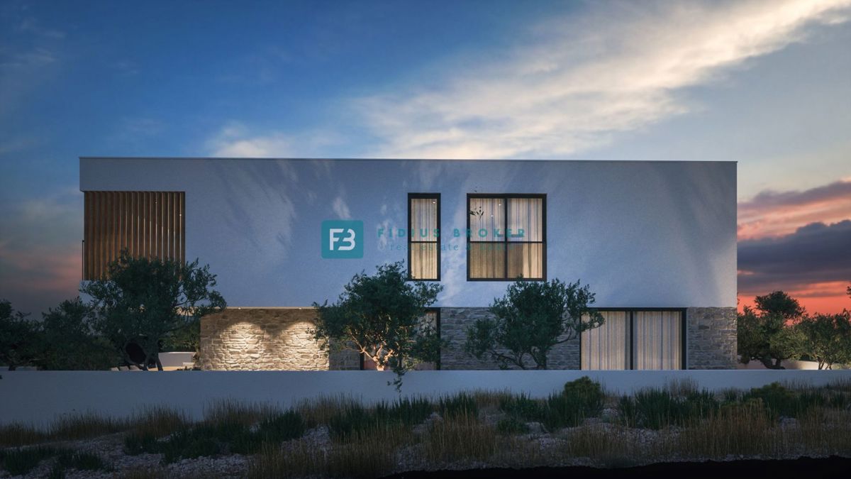 ŽABORIĆ, nova, luksuzno opremljena vila, panoramski razgled, 150 m od morja, bazen, garaža