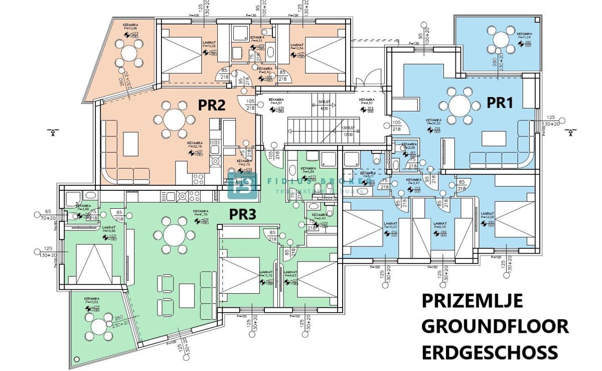 Apartmaj Tribunj, 92,56m2
