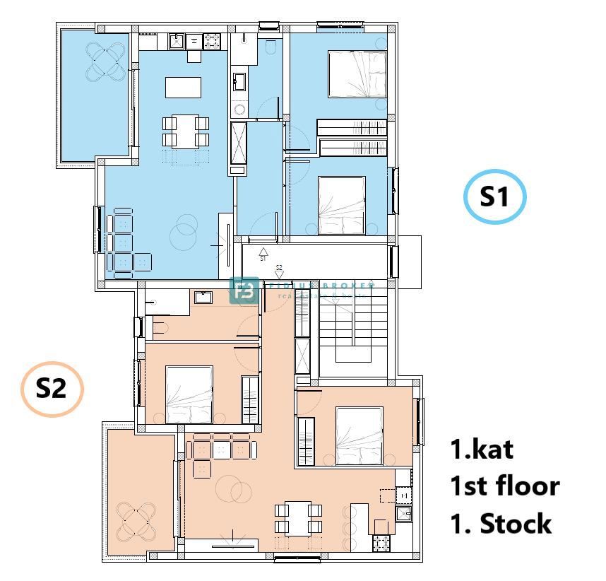 Apartmaj Brodarica, Šibenik - Okolica, 81,74m2
