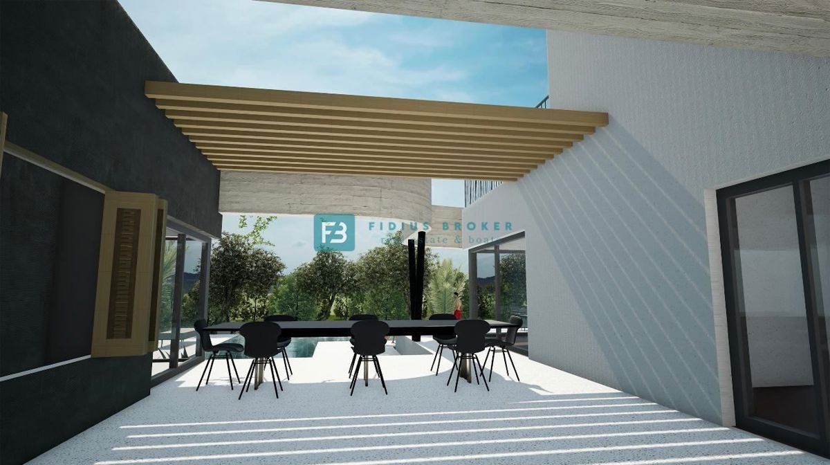 VODICE, nova, moderna atraktivna vila, bazen, savna, garaža