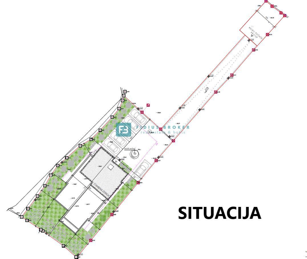 TRIBUNJ, SOVLJA, novo, dvoetažno stanovanje, 400 m do plaže, strešna terasa, pogled na morje