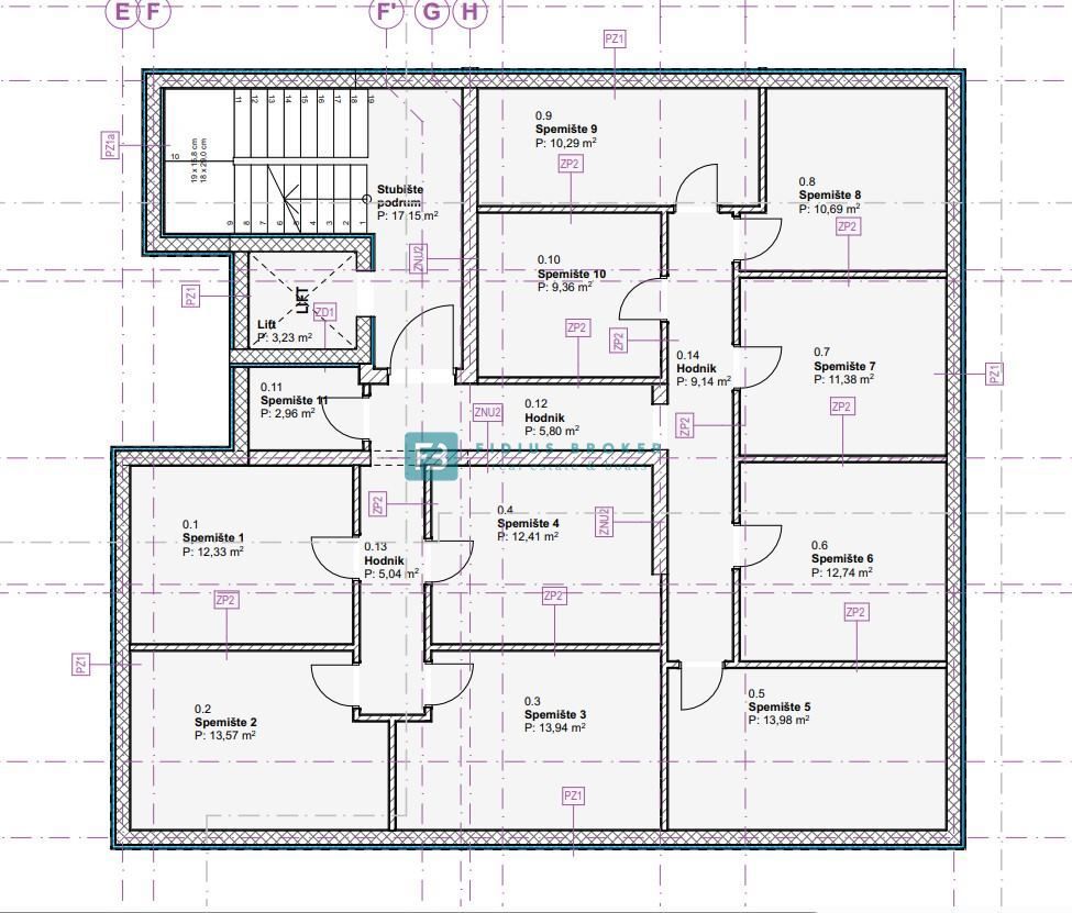 VODICE, novogradnja, pritličje, dvigalo, shramba