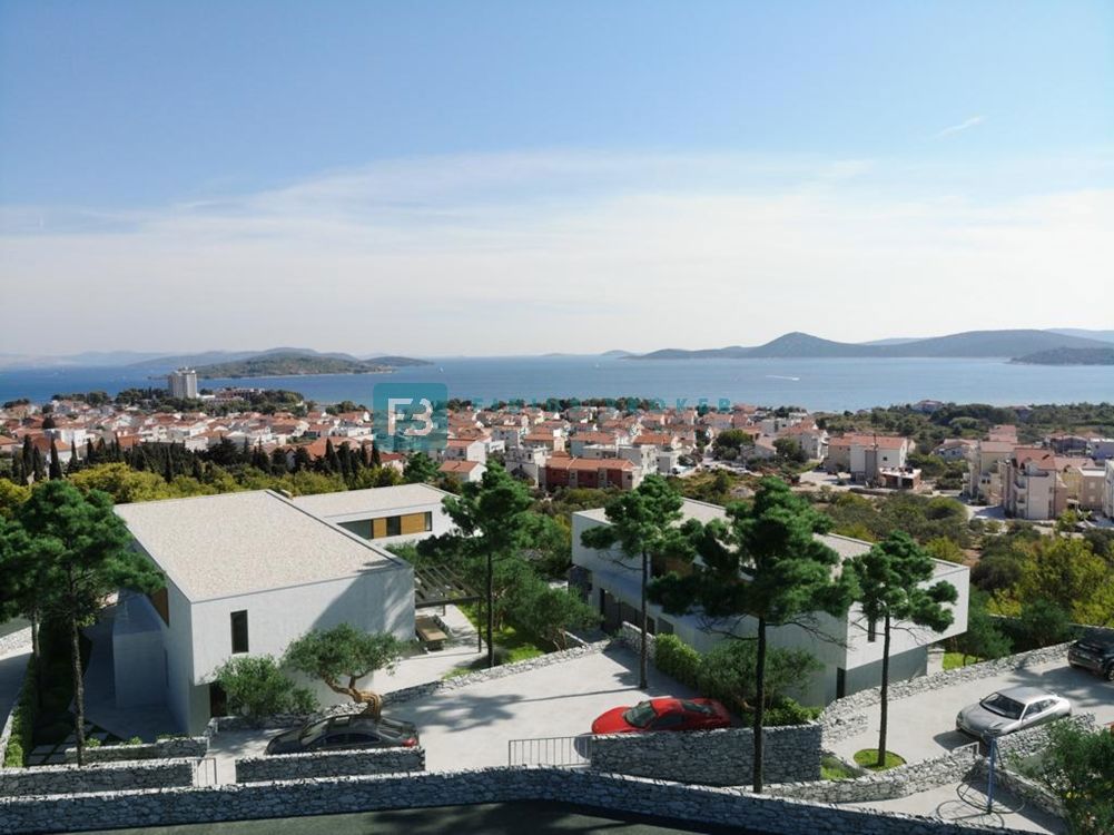 VODICE, nov projekt, moderna vila, bazen, wellness, panoramski razgled, V2