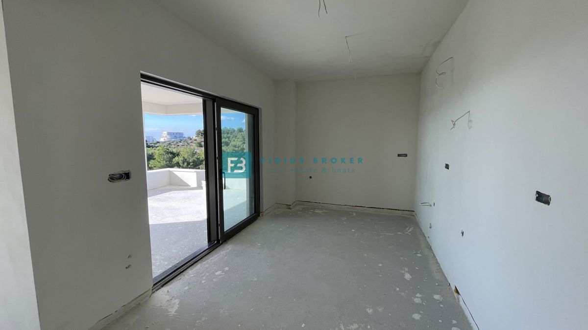 VODICE, novogradnja, 2. nad., pogled na morje, 3s, dvigalo, shramba