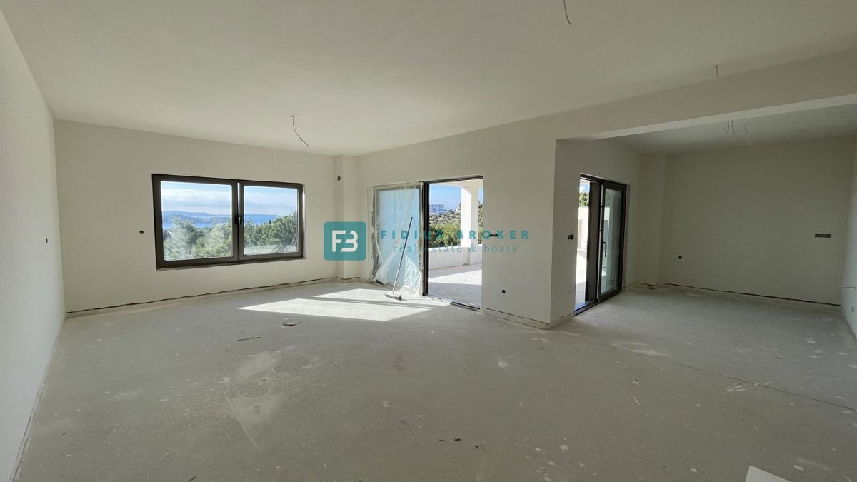 VODICE, novogradnja, 2. nad., pogled na morje, 3s, dvigalo, shramba