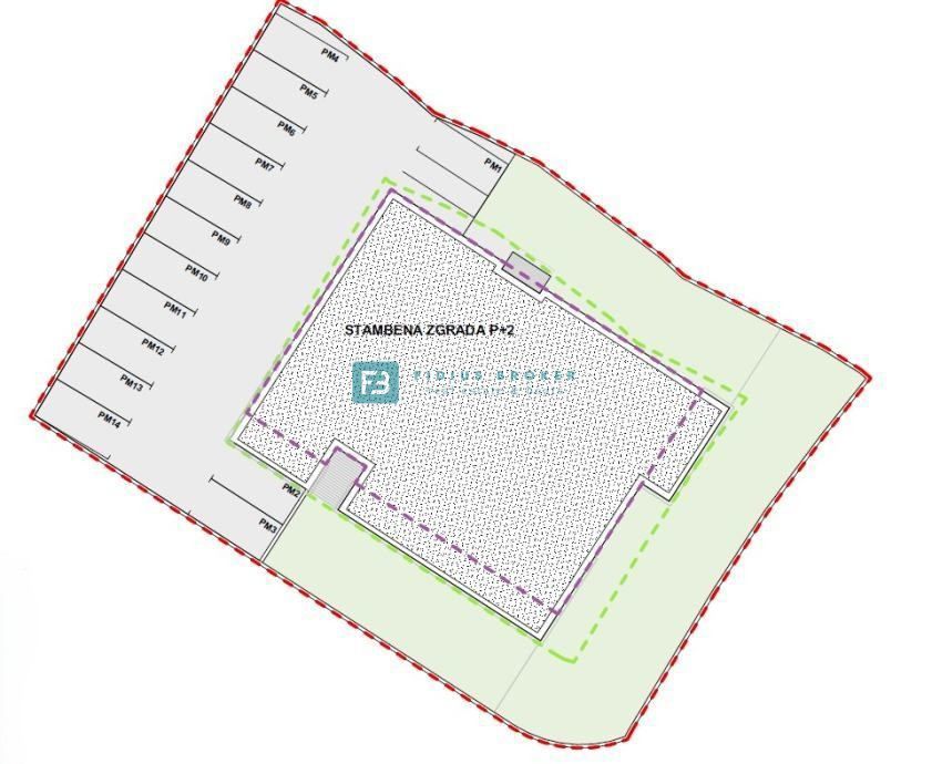 VODICE, novogradnja, 1. nadstropje, pogled na morje, 2 spalnici