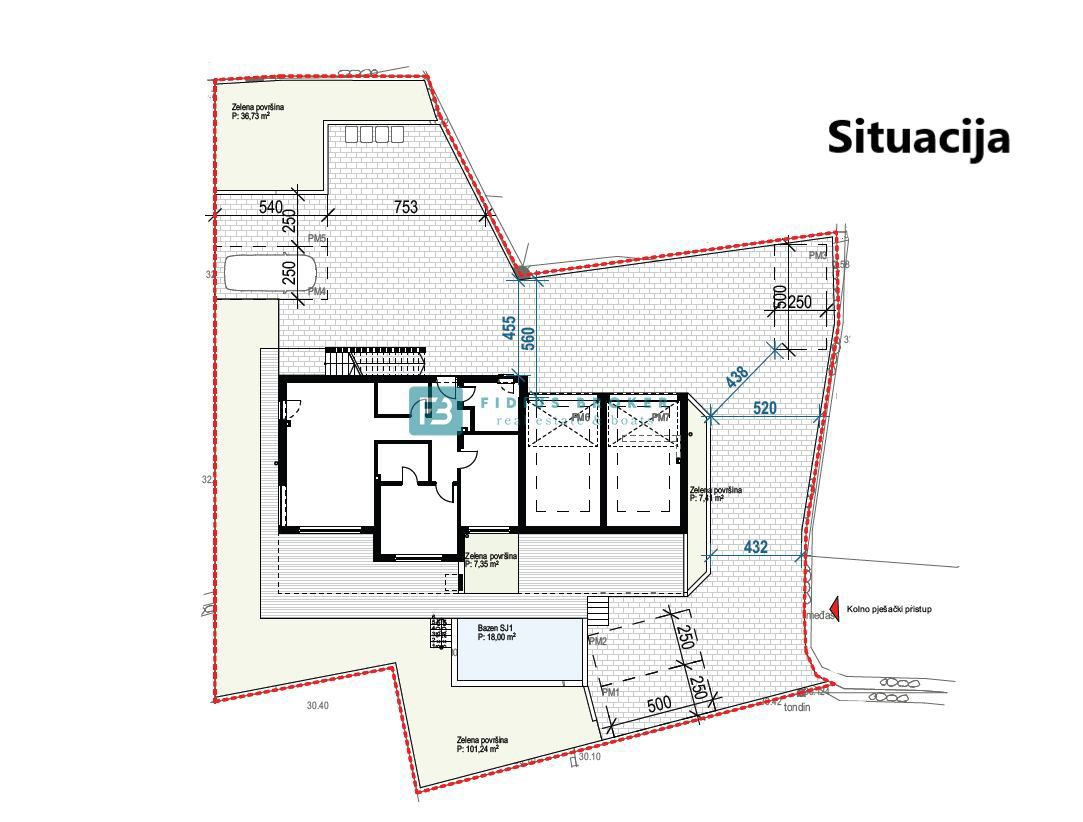 Apartmaj Vodice, 103,82m2