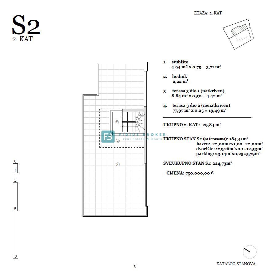 VODICE, nov projekt, luksuzni dvojček, pogled na morje, bazen