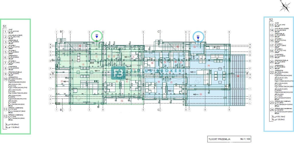 VODICE, novo, pritličje, bazen, vrt 204 m2, 3 spalnice, shramba
