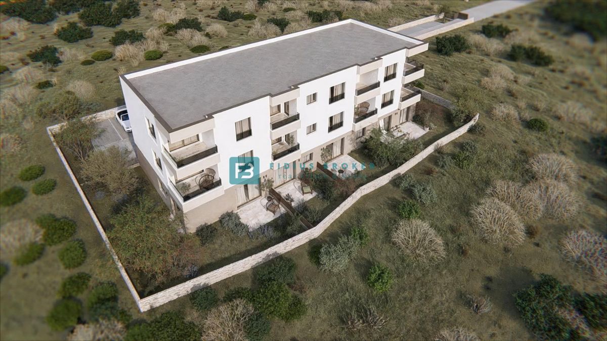 VODICE, nov projekt, pritličje, vrt 37 m2, mirna lokacija