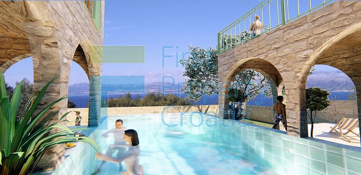 BR1345 - Građevinsko zemljište blizu trajektne luke, Brač, na prodaju