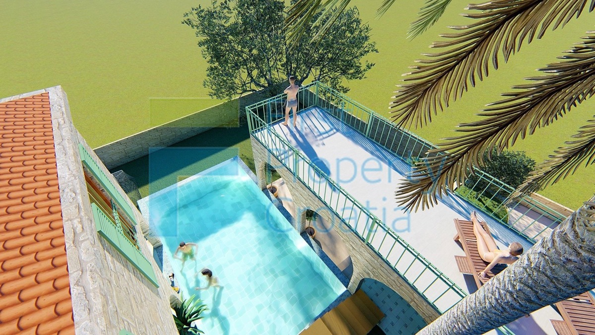 BR1345 - Građevinsko zemljište blizu trajektne luke, Brač, na prodaju