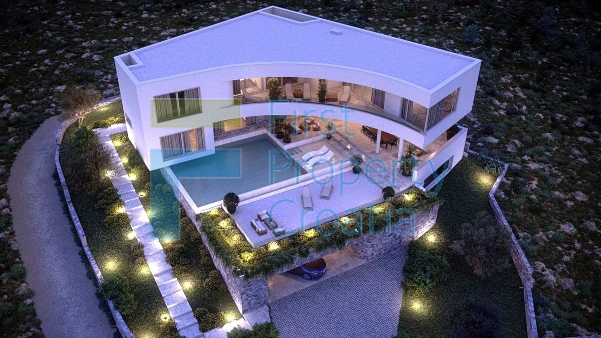 SI1711 - Spektakularna vila unikatnog dizajna, Primošten, na prodaju