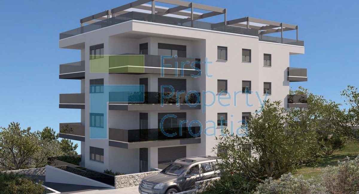 TG1570 – Moderan penthouse apartman s garažom, Čiovo, na prodaju