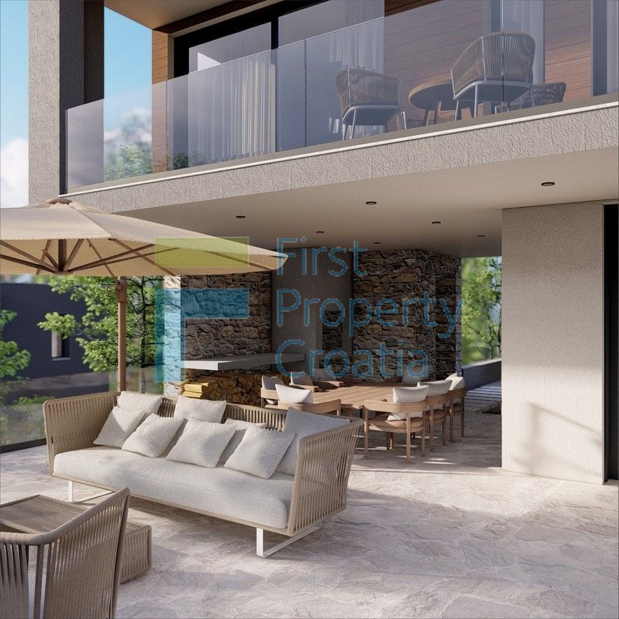 TG1621 - Vile s panoramskim pogledom, okolica Trogira, na prodaju