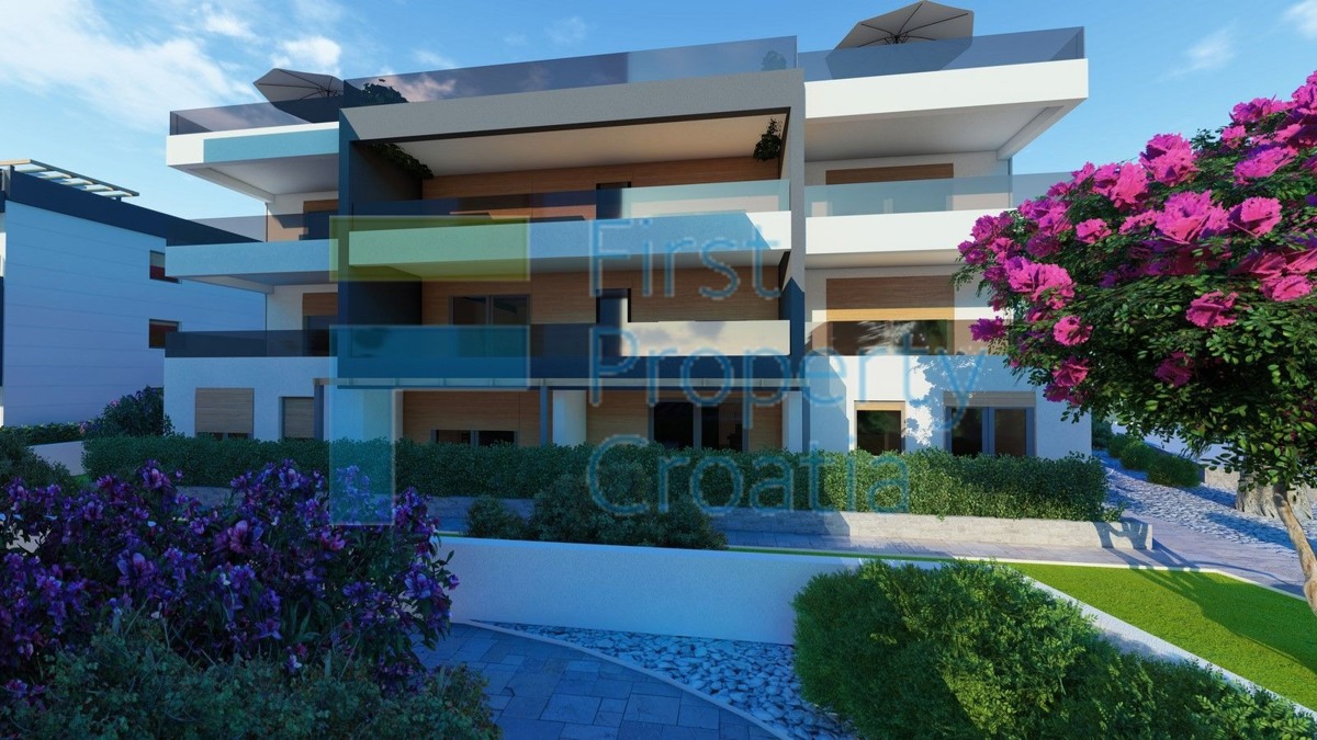 ZD1608 – Apartmani smješteni 110m od mora, okolica Zadra, na prodaju