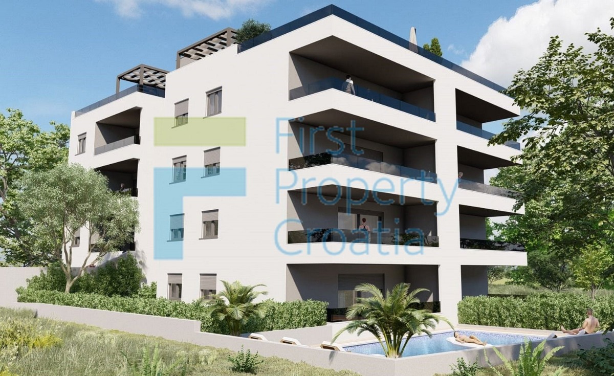 TG1568 - Moderni apartmani smješteni 100m od mora, Čiovo, na prodaju