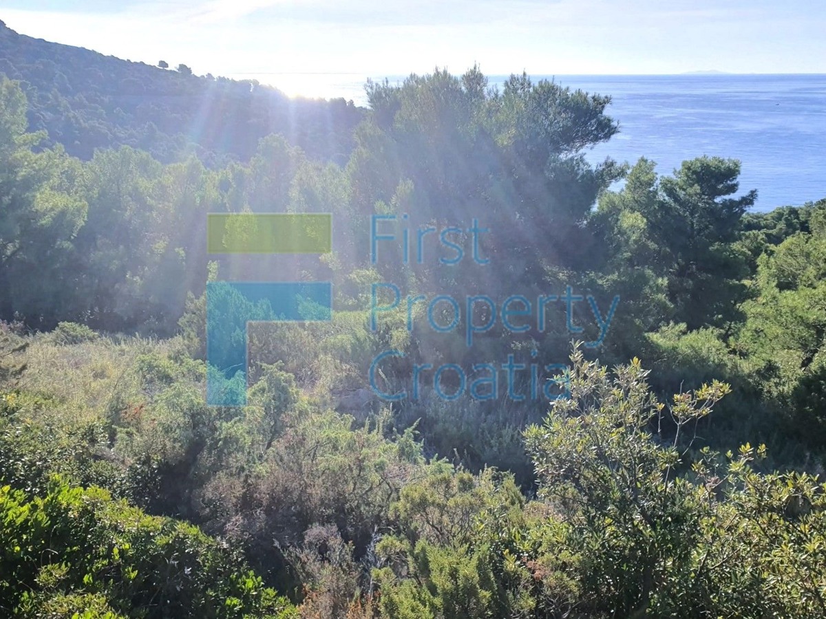 HV1685 - Veliko građevinsko zemljište iznad plaže, Hvar, na prodaju