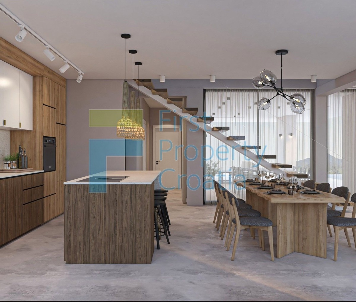 ZD1604 - Vila u blizini mora, u mjestu blizu Zadra, na prodaju