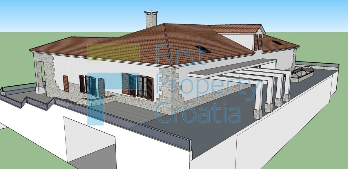 BR1489 - Dvije vile na velikim parcelama u uvali, Brač, na prodaju