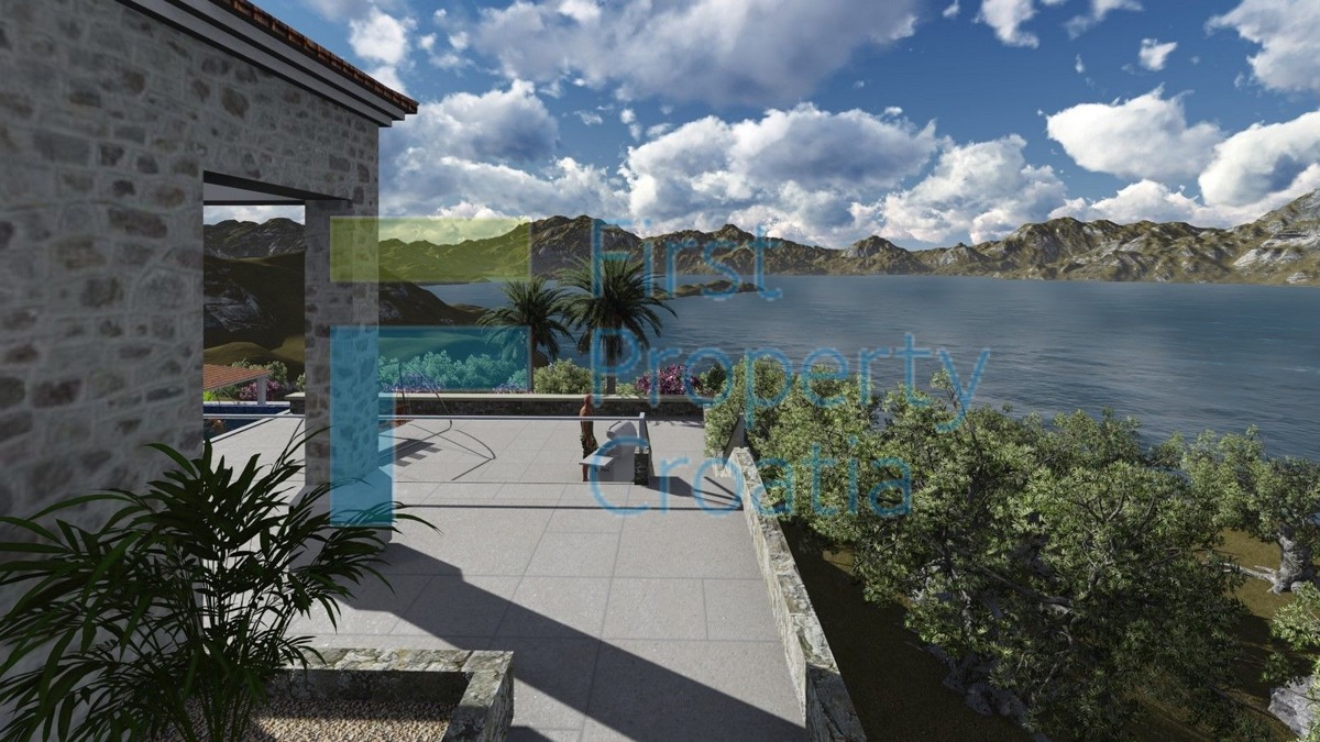 BR1489 - Dvije vile na velikim parcelama u uvali, Brač, na prodaju