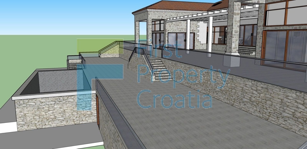 BR1489 - Dvije vile na velikim parcelama u uvali, Brač, na prodaju