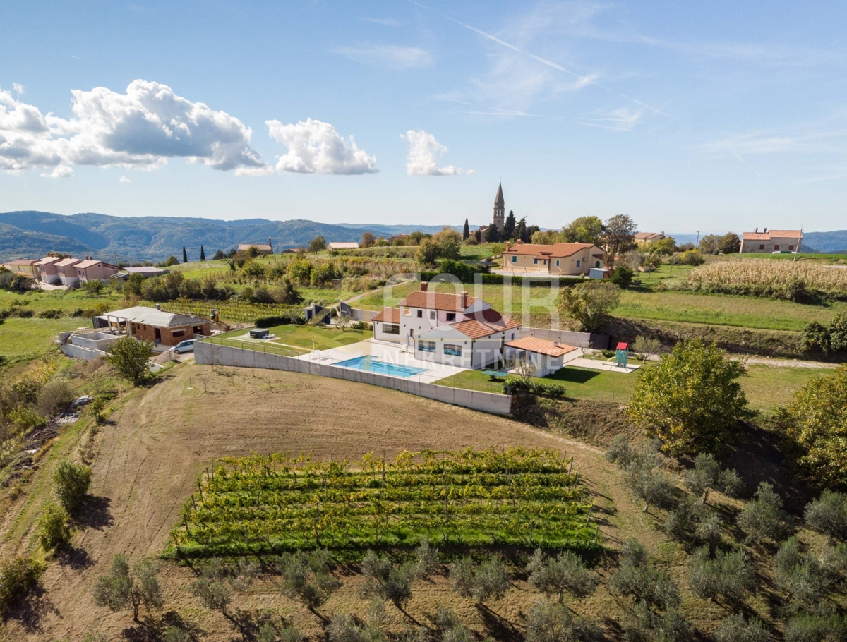 Istra, Buzet, razkošna vila z bazenom