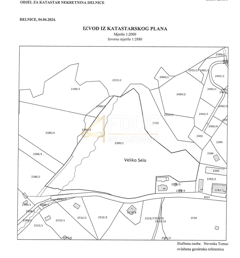 Zemljišče Crni Lug, Delnice, 2.005m2