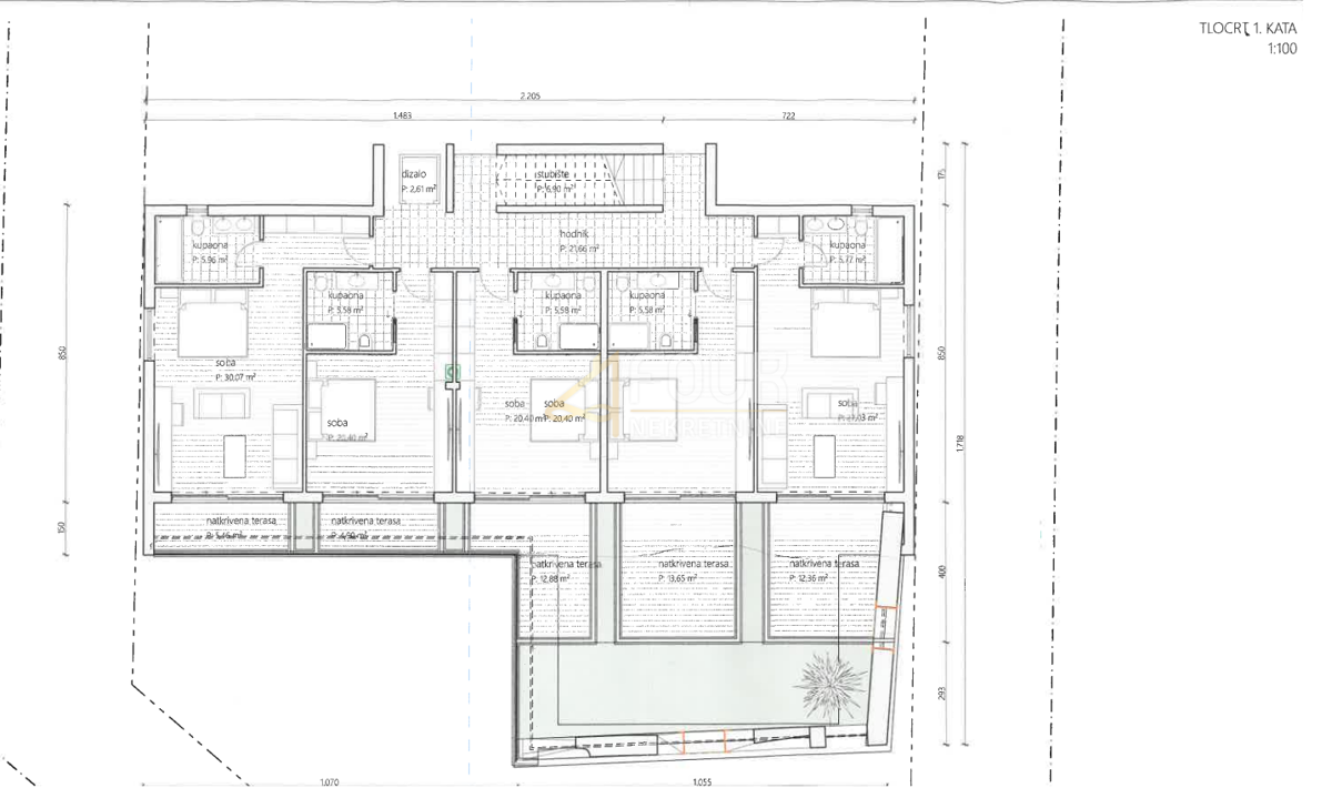 Zemljišče Savudrija, Umag, 1.035m2