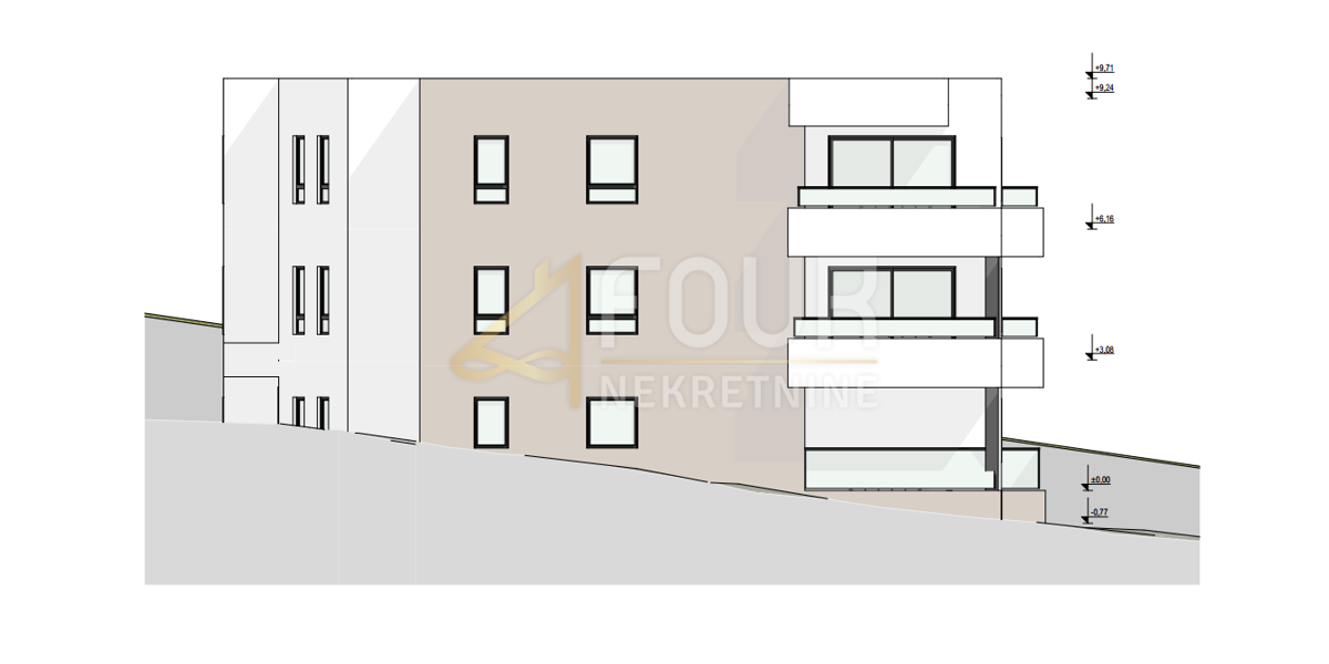 Stanovanje Vodice, 120,89m2