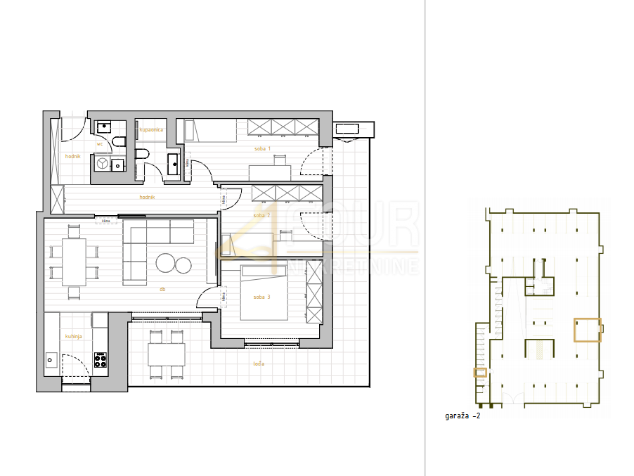 Stanovanje Zamet, Rijeka, 111,26m2