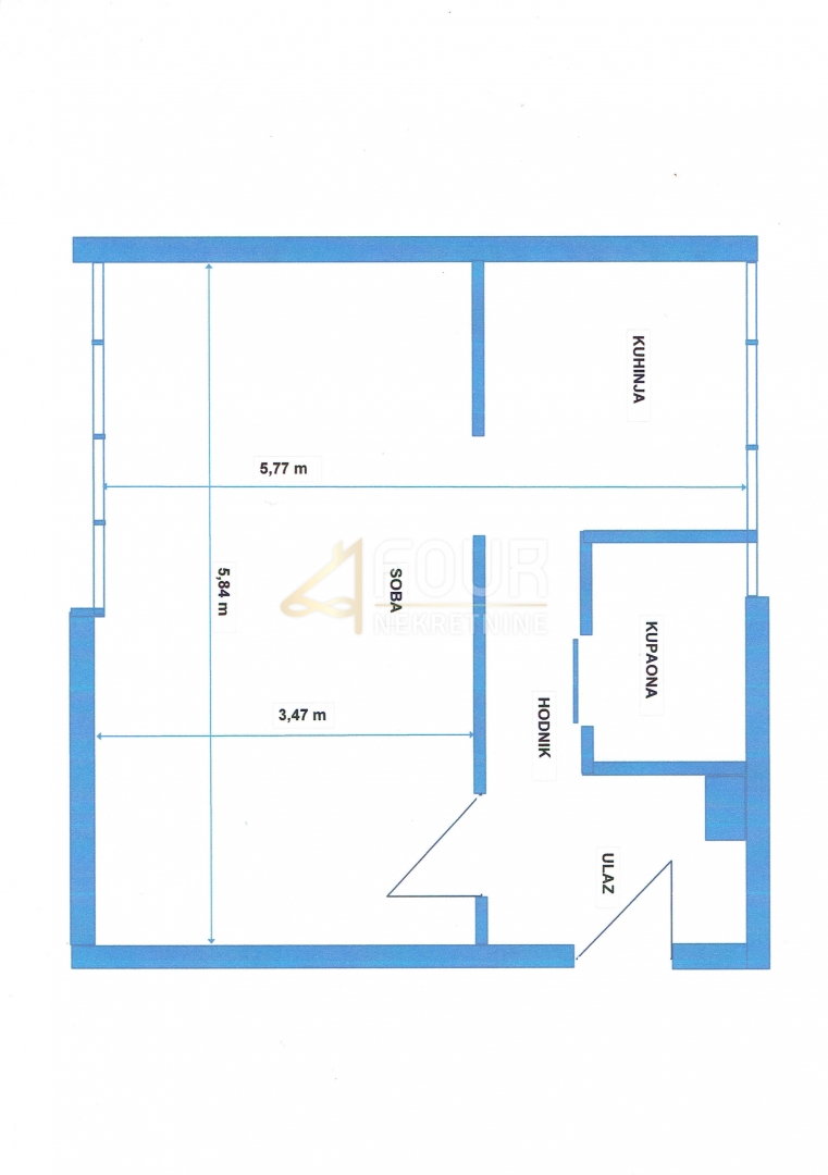 Stanovanje Sopot, Novi Zagreb - Istok, 33,08m2