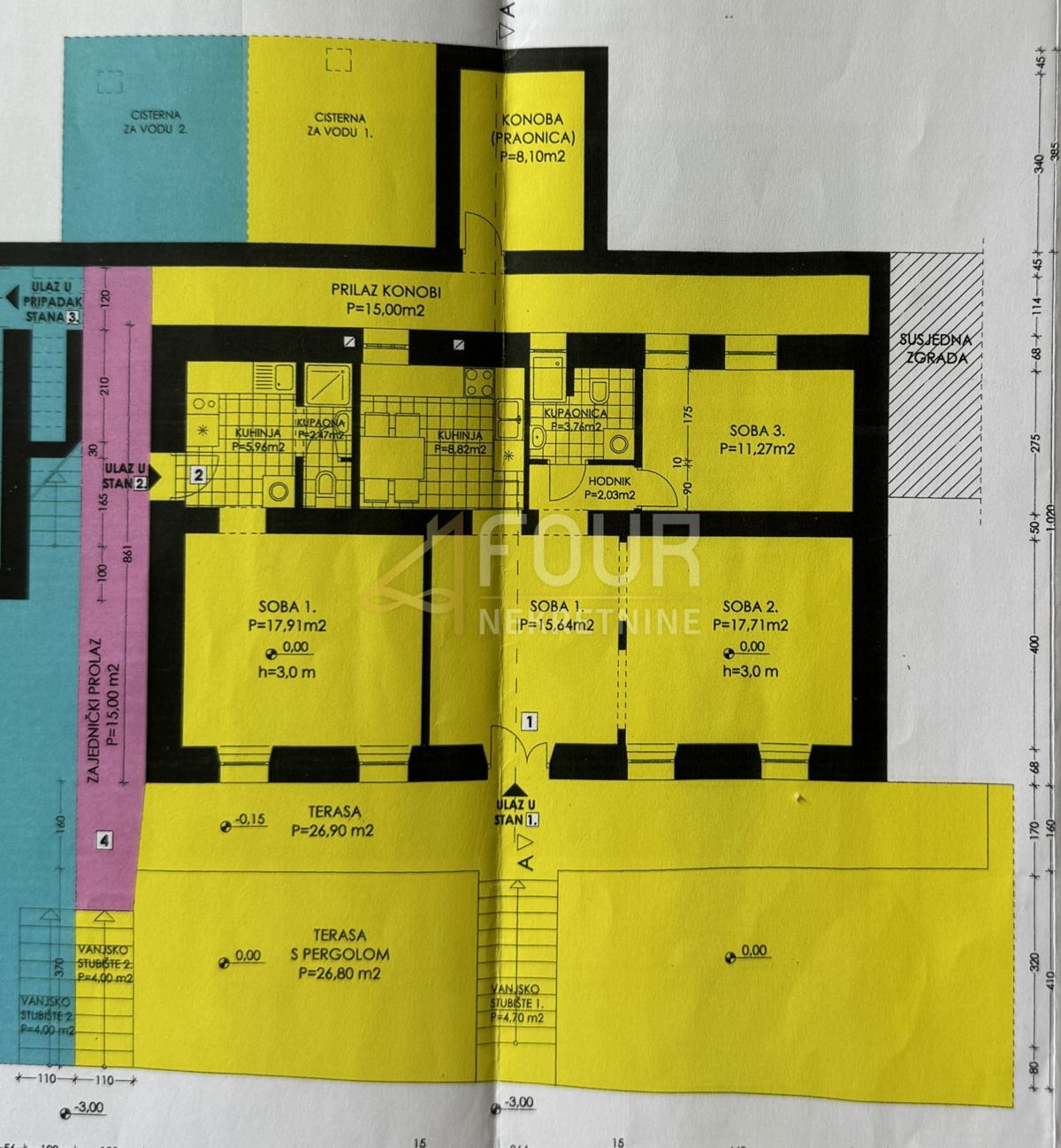 Stanovanje Opatija - Centar, Opatija, 59,23m2