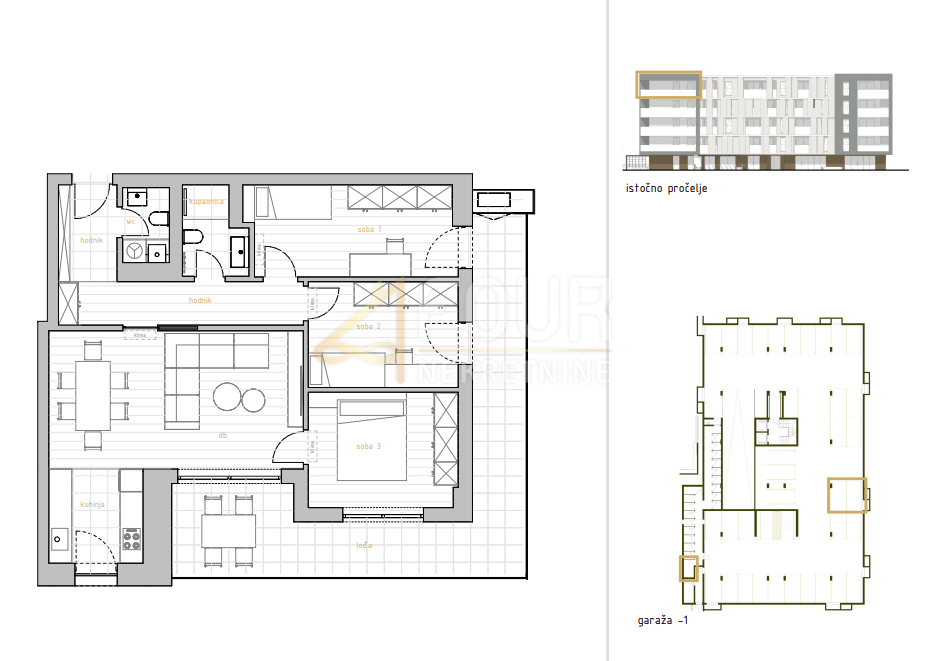 Stanovanje Zamet, Rijeka, 111,35m2