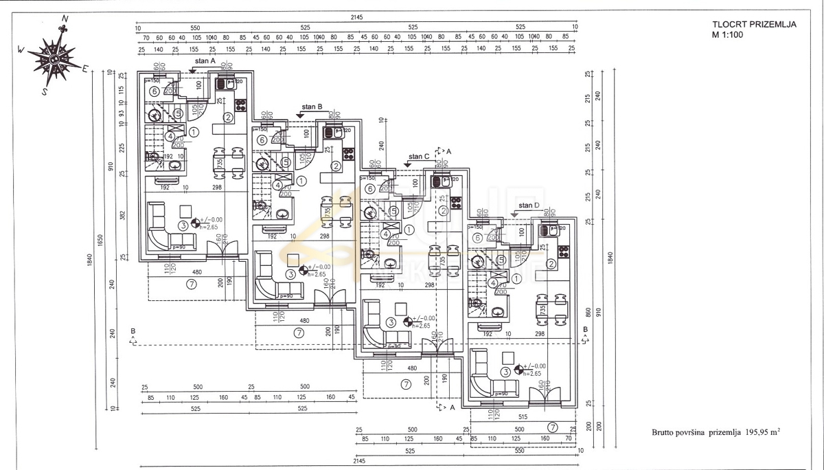 Hiša Škurinje, Rijeka, 97,96m2