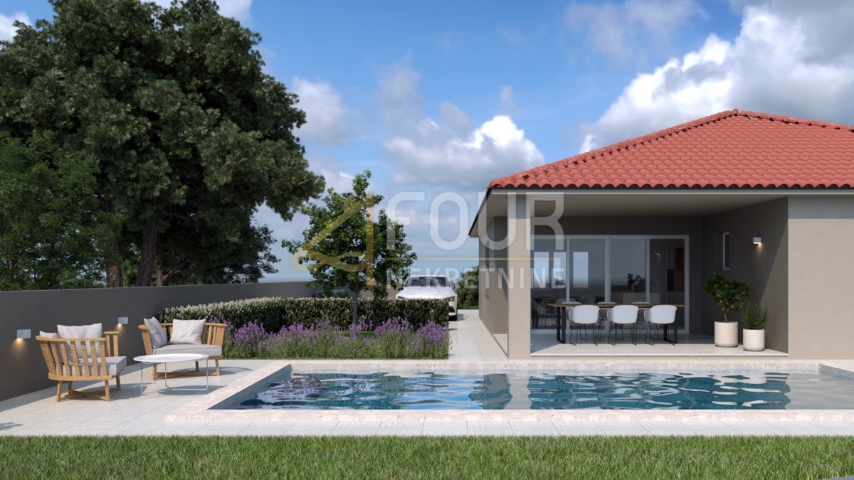 Istra, Loborika, samostojna vila z bazenom