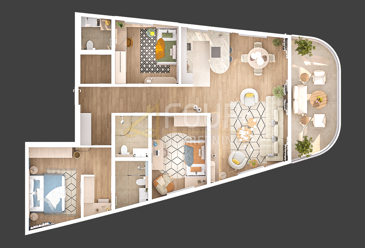 Stanovanje Kantrida, Rijeka, 123,90m2