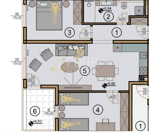 Stanovanje Srdoči, Rijeka, 69,22m2