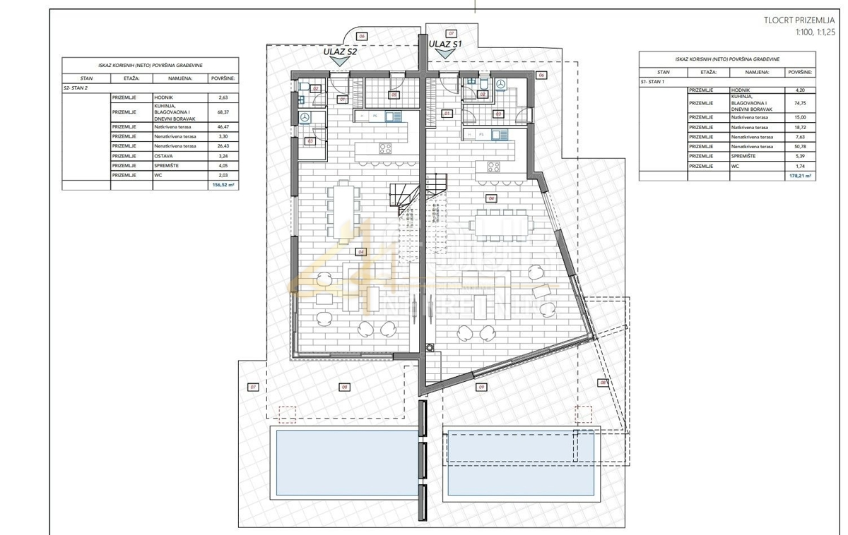 Stanovanje Njivice, Omišalj, 161,50m2