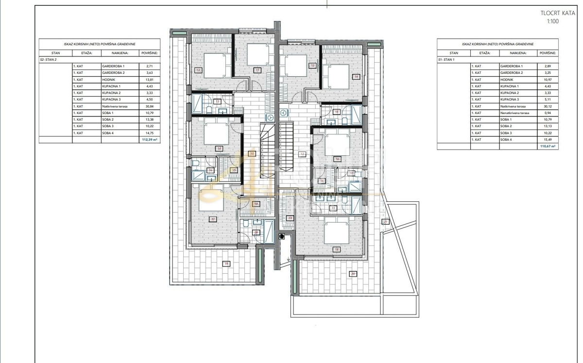 Stanovanje Njivice, Omišalj, 161,50m2