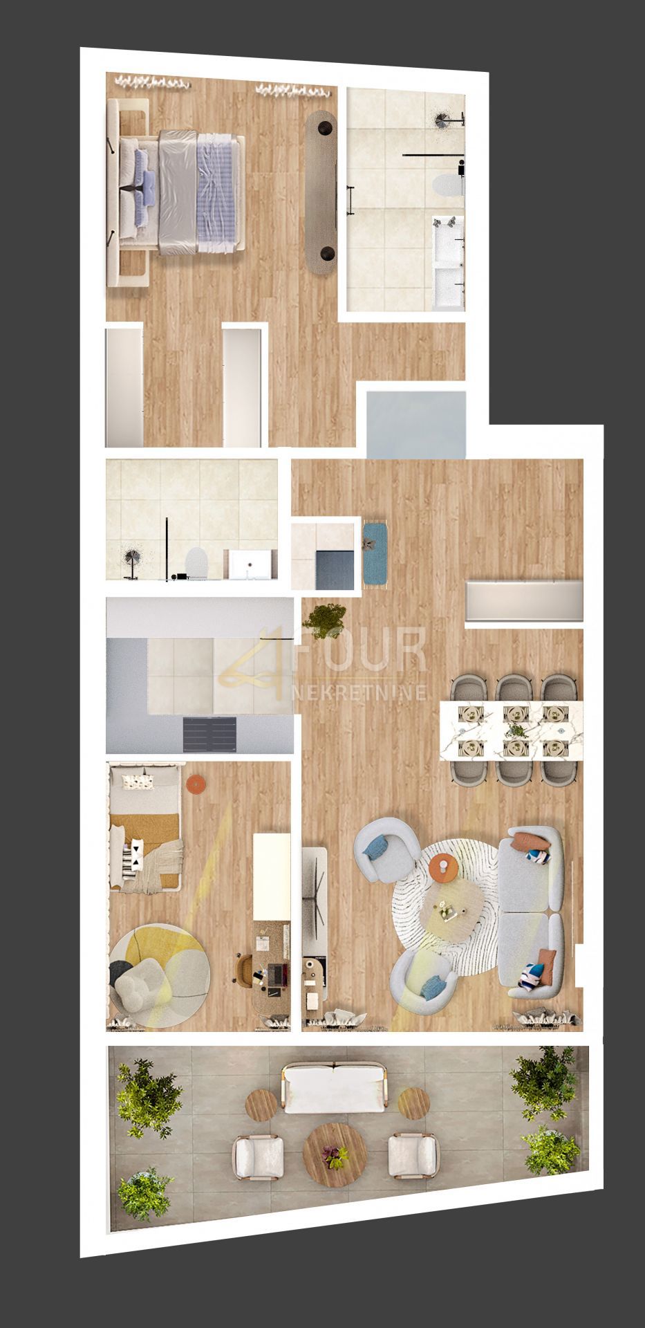 Stanovanje Kantrida, Rijeka, 109,50m2