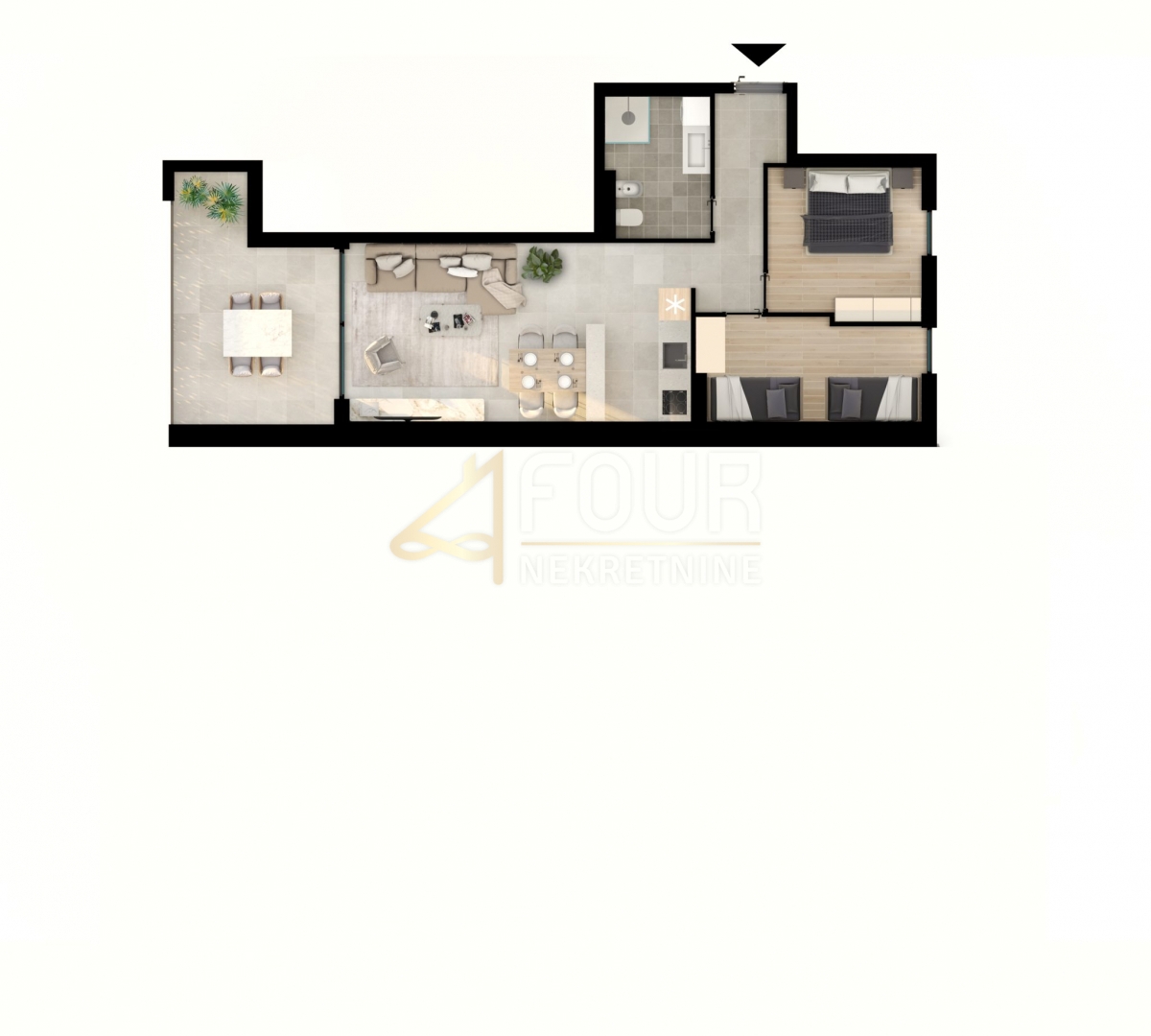 Stanovanje Umag, 86,60m2