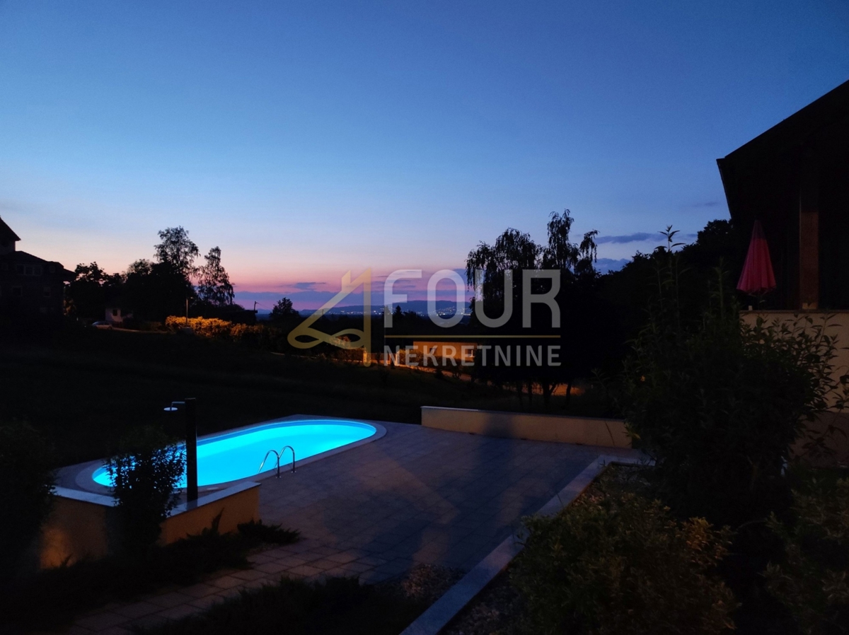 Zagreb, Starjak, družinska hiša z bazenom, garažo in velikim vrtom