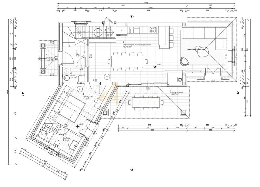 Hiša Tinjan, 125,31m2