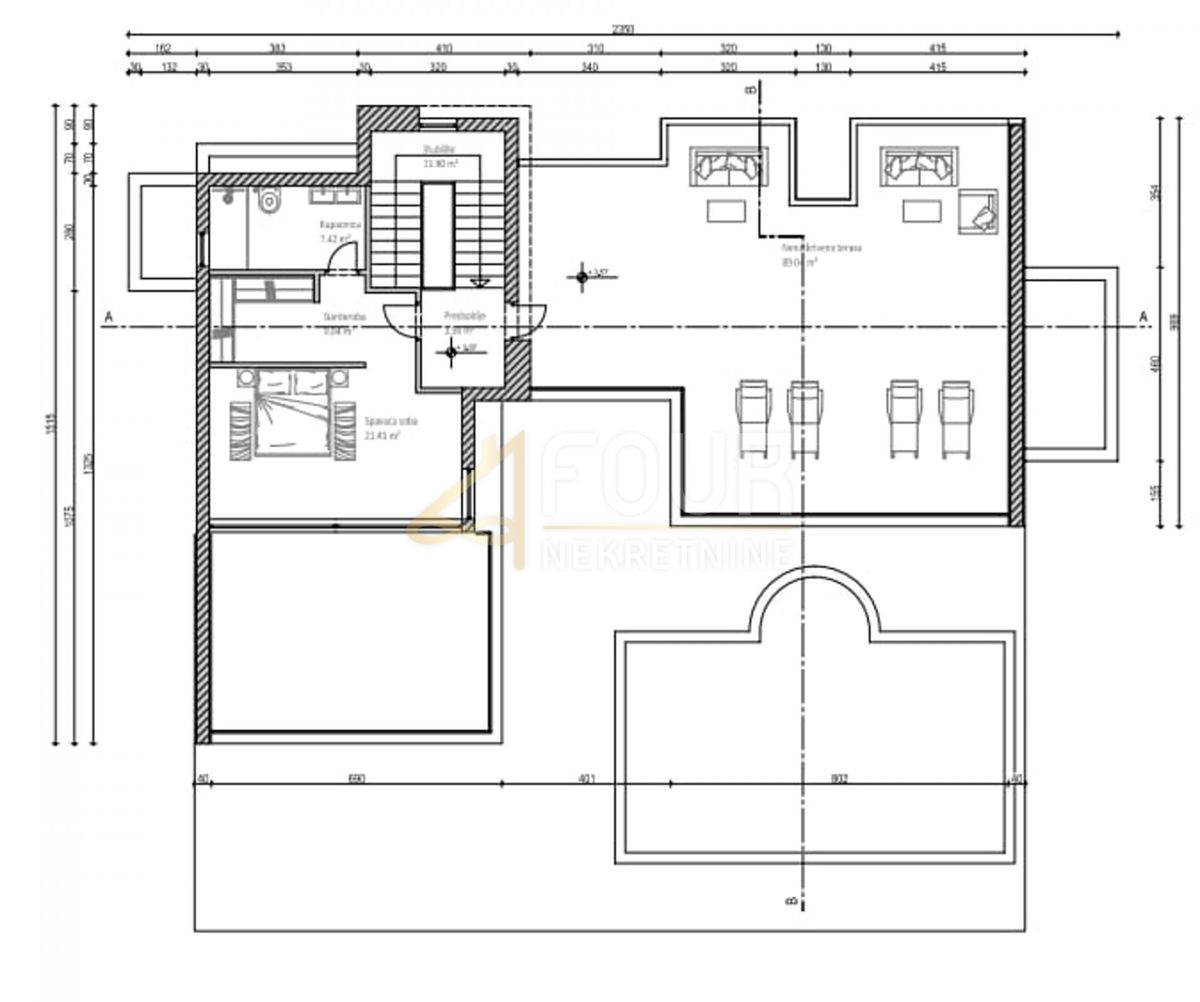 Hiša Svetvinčenat, 220m2