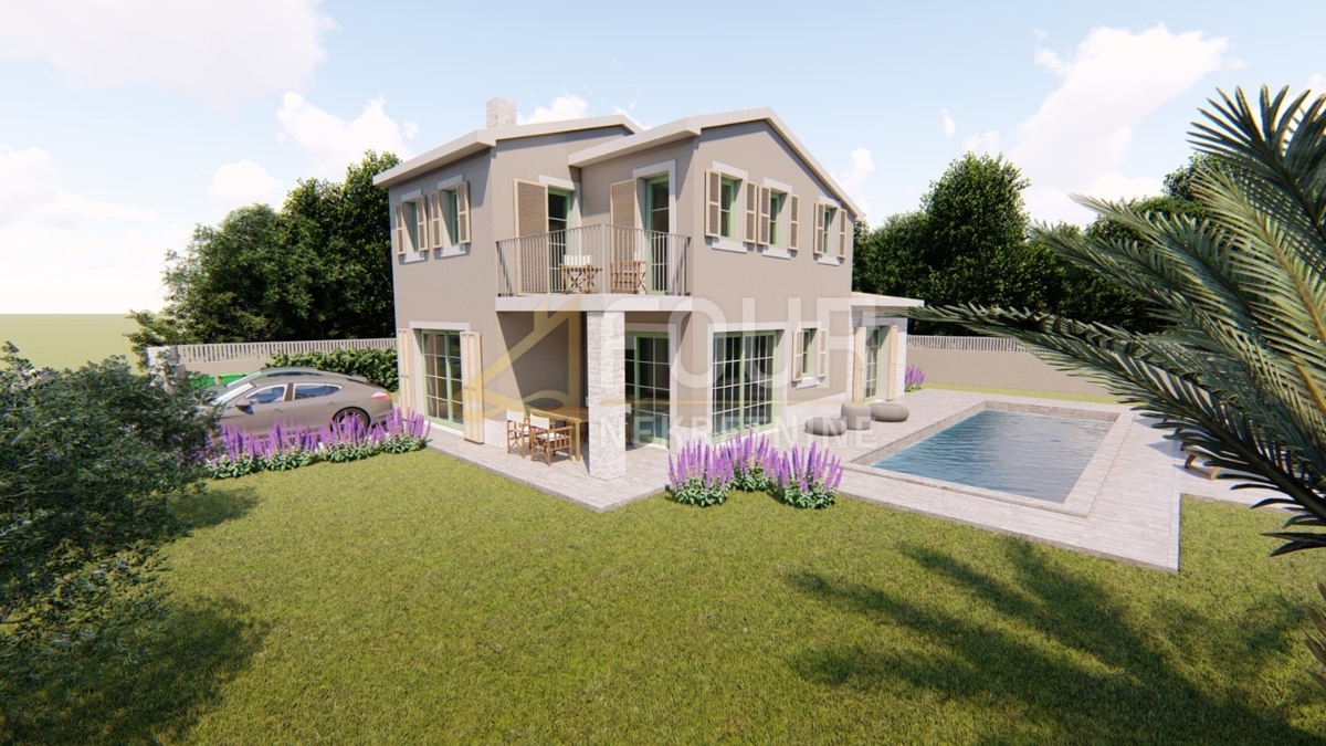 Istra, Tinjan, samostojna hiša s bazenom