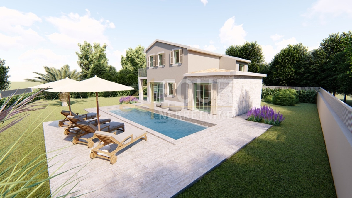 Istra, Tinjan, samostojna hiša s bazenom