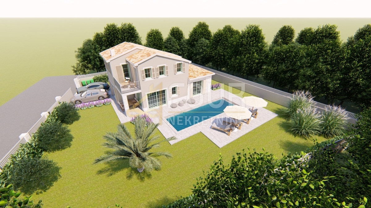 Istra, Tinjan, samostojna hiša s bazenom